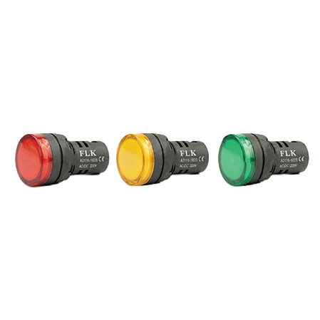 AD116-22mm SARI 220V. SİNYAL LAMBASI - Woer
